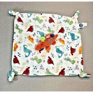 Mary Meyer Lovey Soft Security Blanket Dinosaur Velvety Corduroy Infant Toy